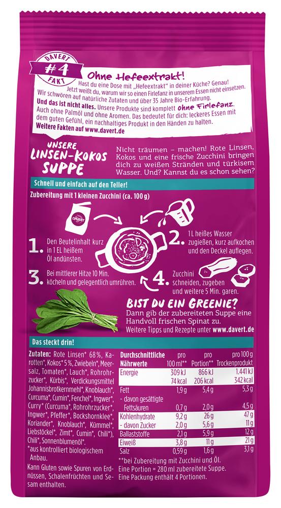 Thailändische Linsen-Kokos-Suppe 170 g