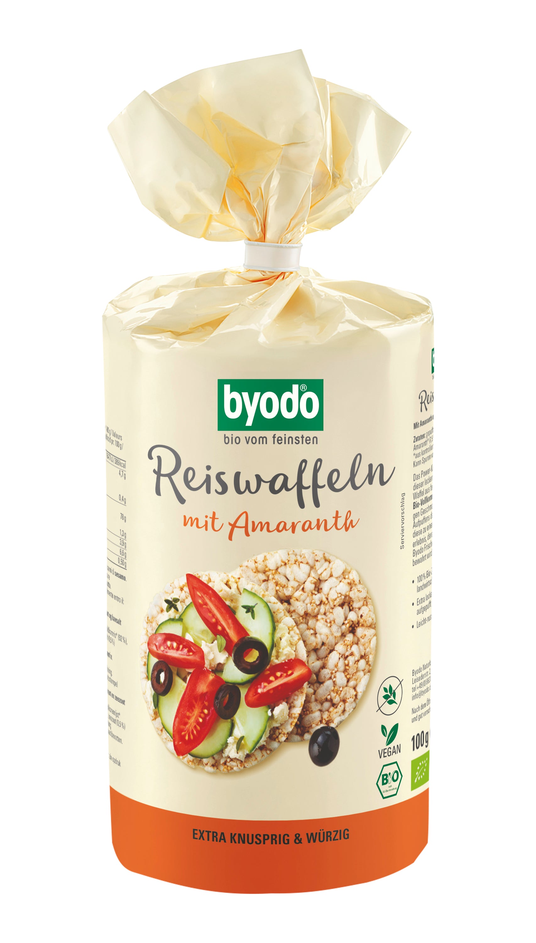 Reiswaffeln mit Amaranth 100 g