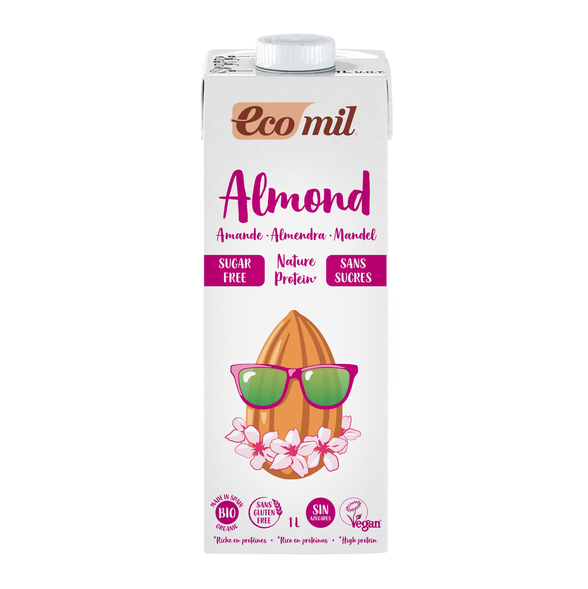 Mandel Drink Nature Protein zuckerfrei 1 l