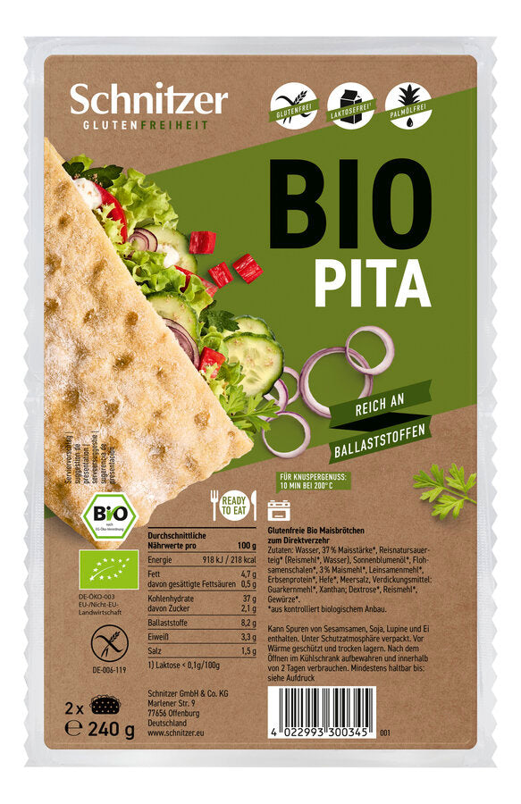 Pita Mais-Brötchen 240 g