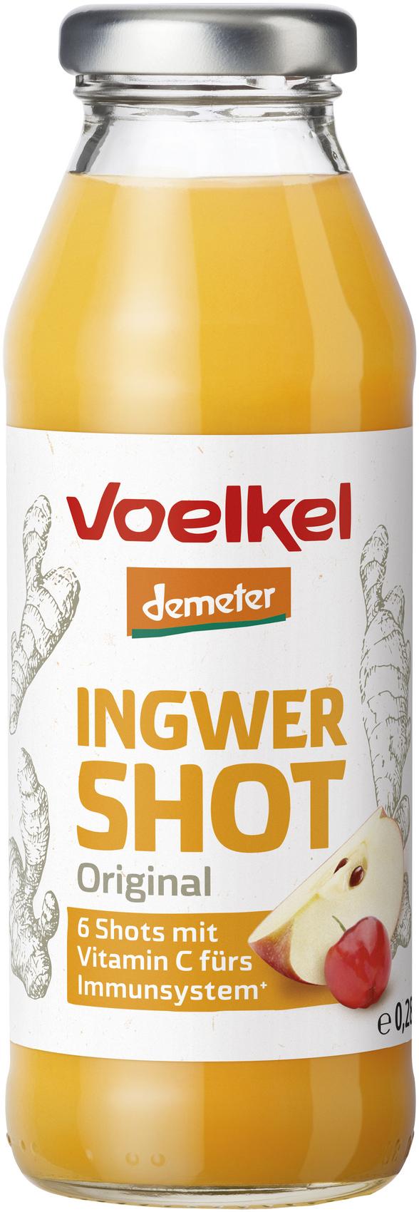 Shot Ingwer demeter mit Apfelsaft & Vit.C aus Acer 280 ml