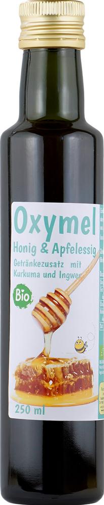 Oxymel Kurkuma Ingwer Getränkezusatz mit Honig Apf 250 ml