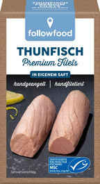 Thunfisch Premium Filets in eigenem Saft  handfile 115 g