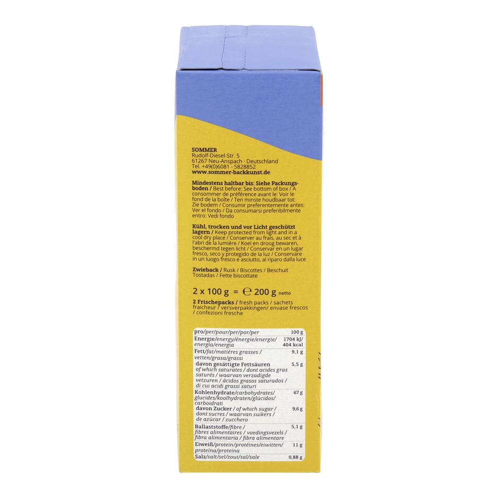 Dinkel Butter-Zwieback demeter 200 g
