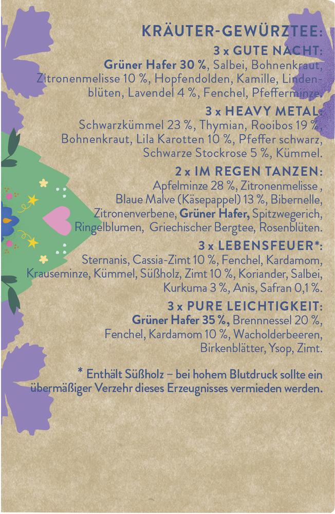 Happiness is® Probier mal! Teemischungen 12 Sorten 31,4 g