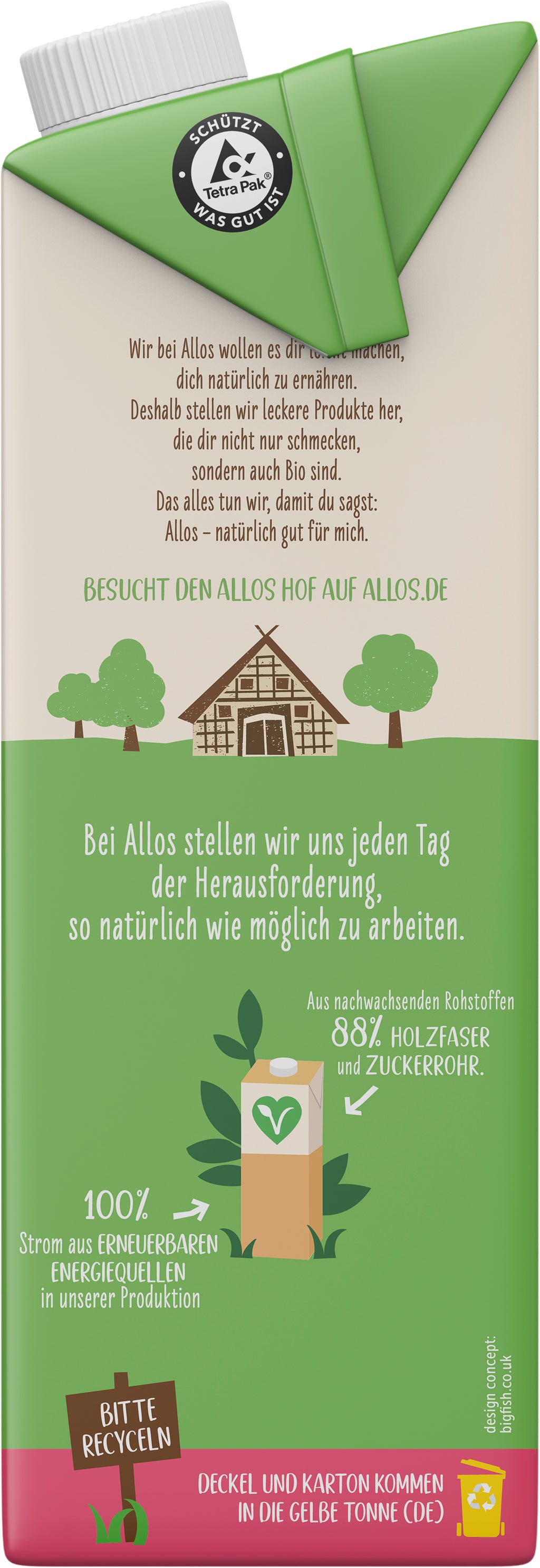 Hafer Matcha Latte Drink 1 l