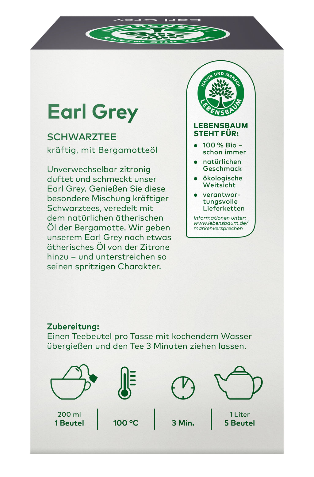 Earl Grey Schwarztee 20x2 g