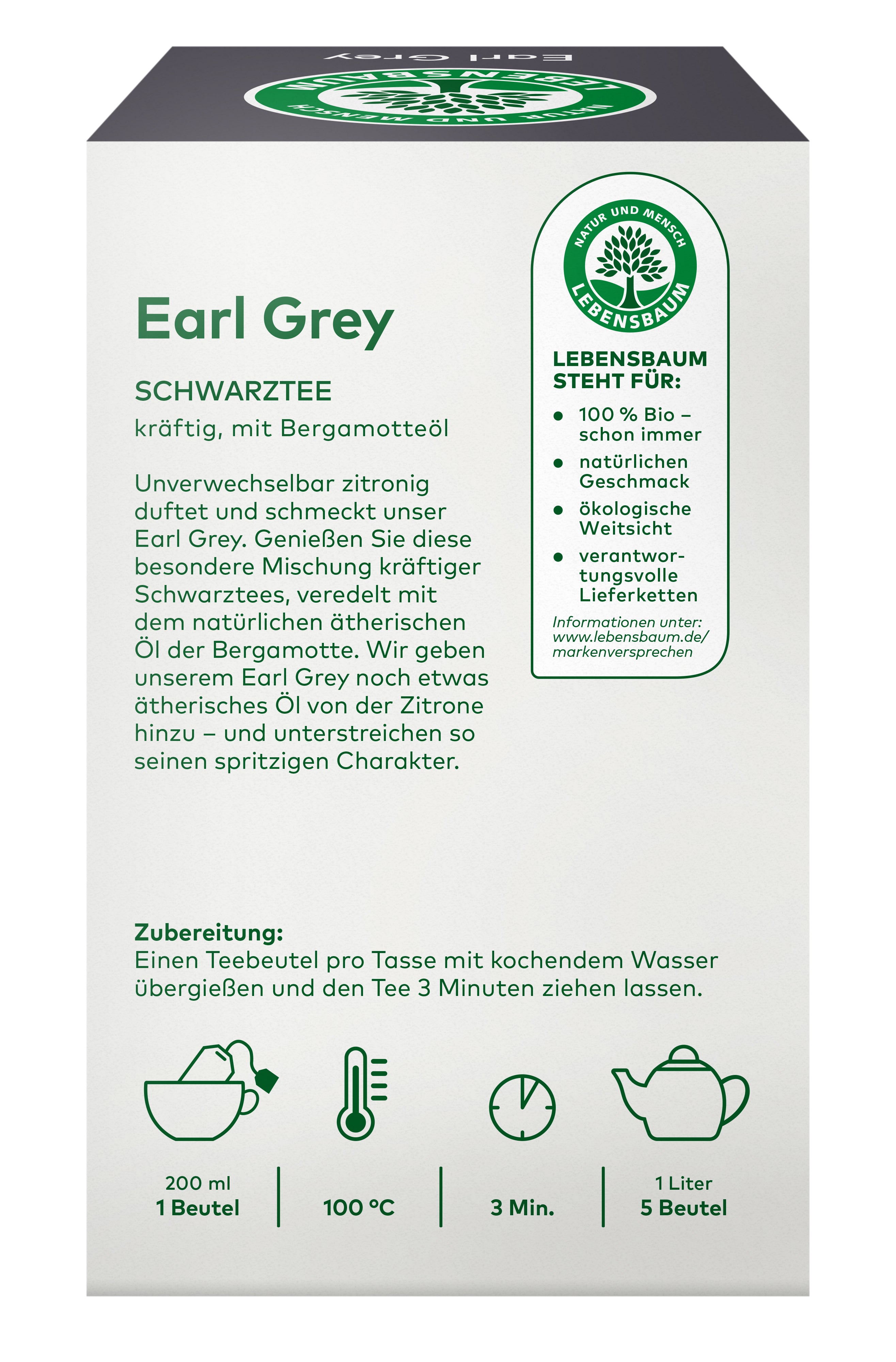 Earl Grey Schwarztee 20x2 g