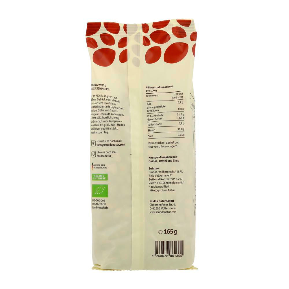 Quinoa Herzflakes Zimt 165 g