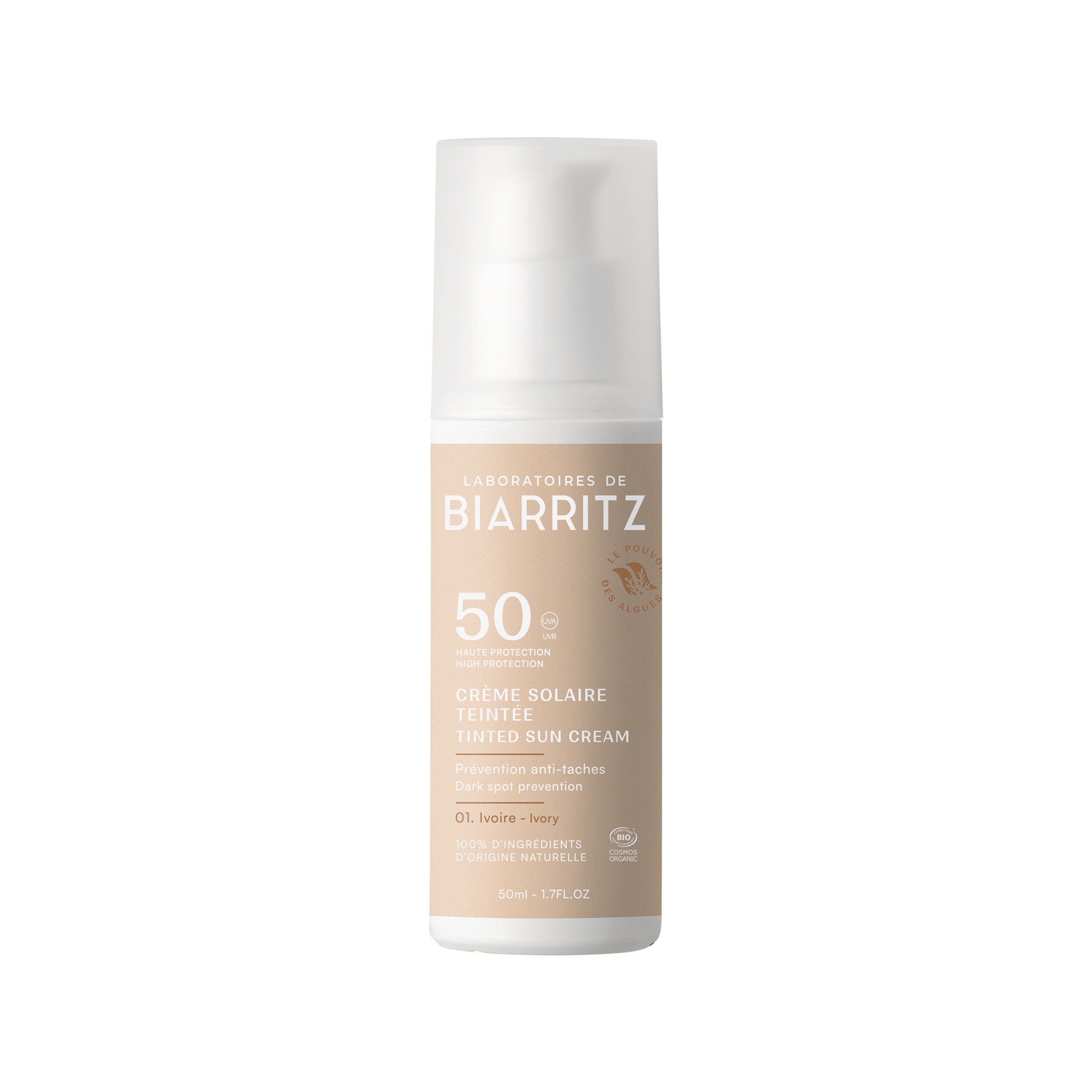 Getönte Sonnencreme Gesicht LSF50 elfenbein 50 ml