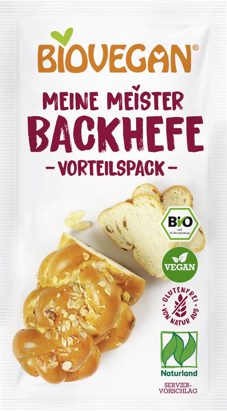 Meine Meister Backhefe 3er Pack 21 g