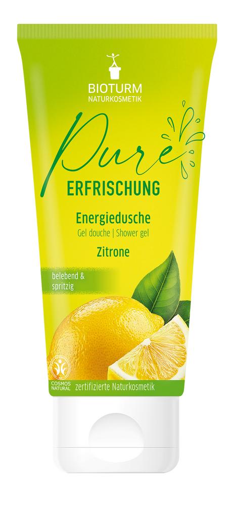 Pure Erfrischung - Energiedusche Zitrone 200 ml