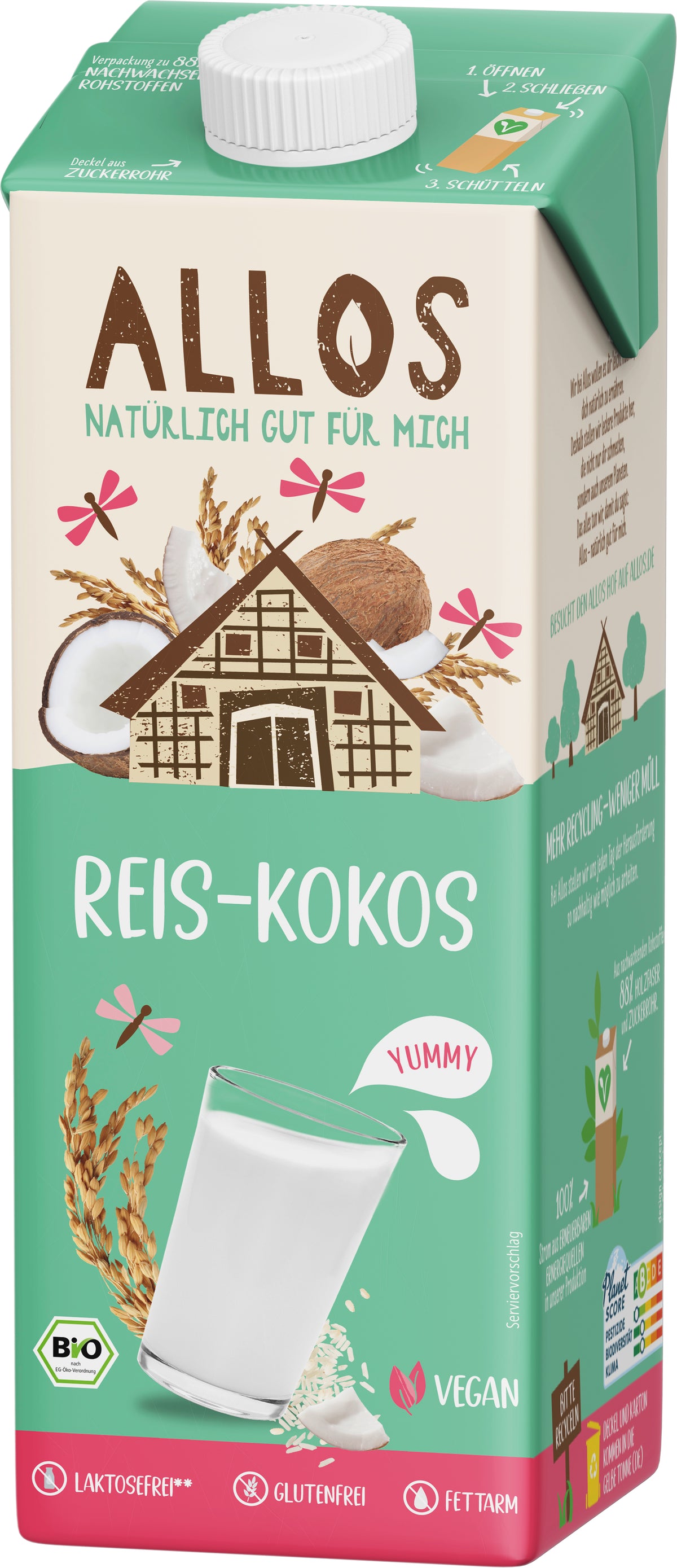 Reis-Kokos Drink ungesüßt 1 l