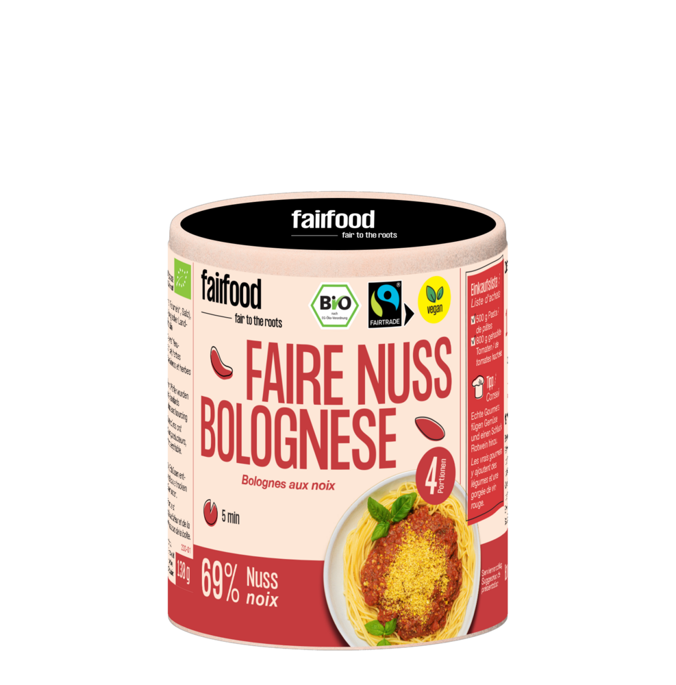 Faire Nuss Bolognese Papierdose 120 g