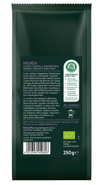 Indien Espresso Kaapi Kerala gemahlen demeter 250 g