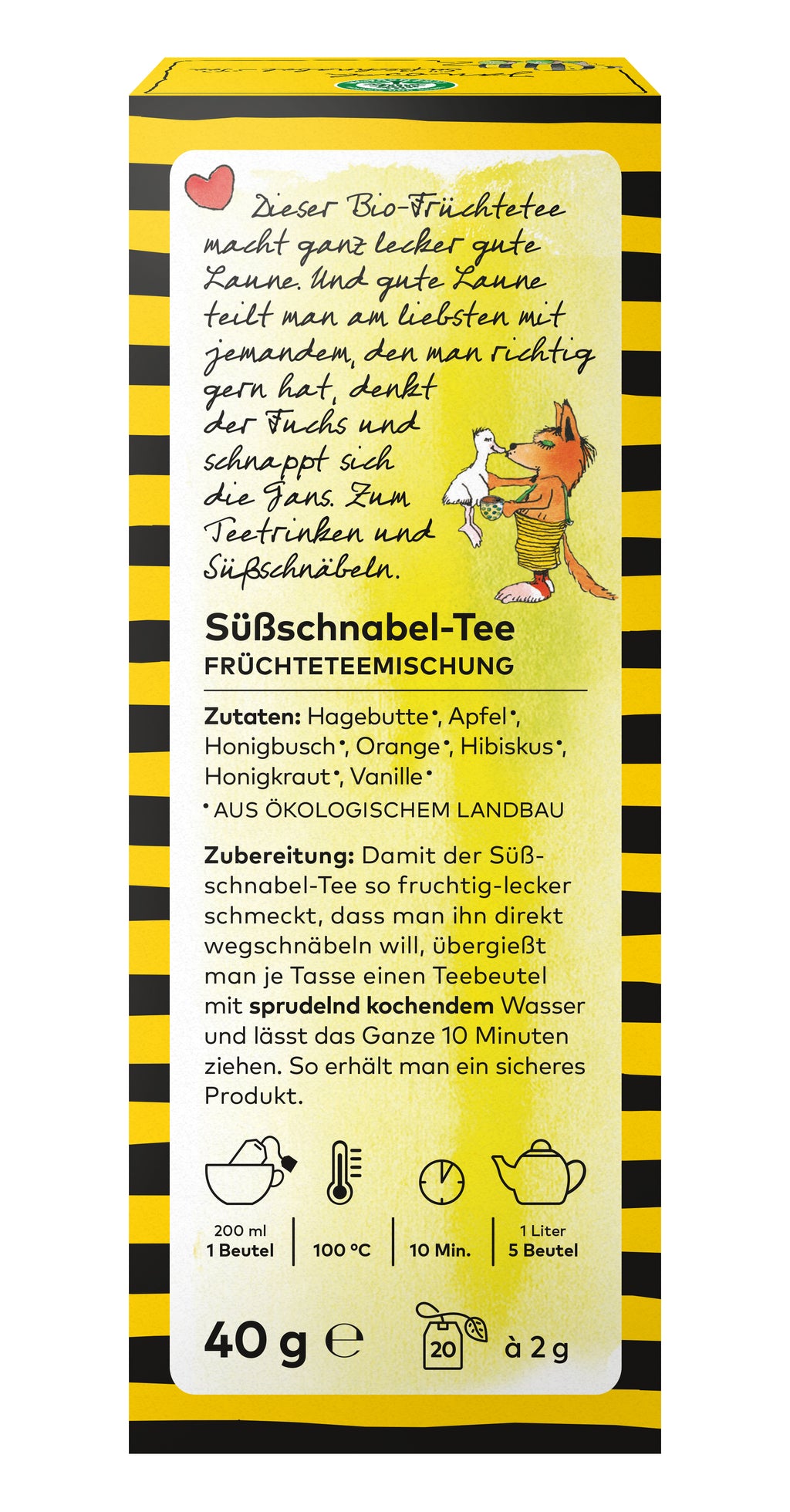 Janosch Süßschnabel-Tee 40 g