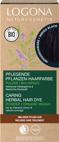 Pflegende Pflanzen-Haarfarbe Pulver 12 Indigoschwa 100 g