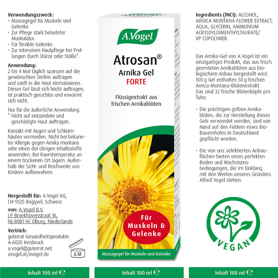 Atrosan® Arnika Gel FORTE 100 ml