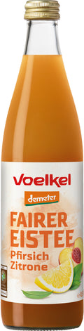 Fairer Eistee Pfirsich Zitrone demeter 500 ml