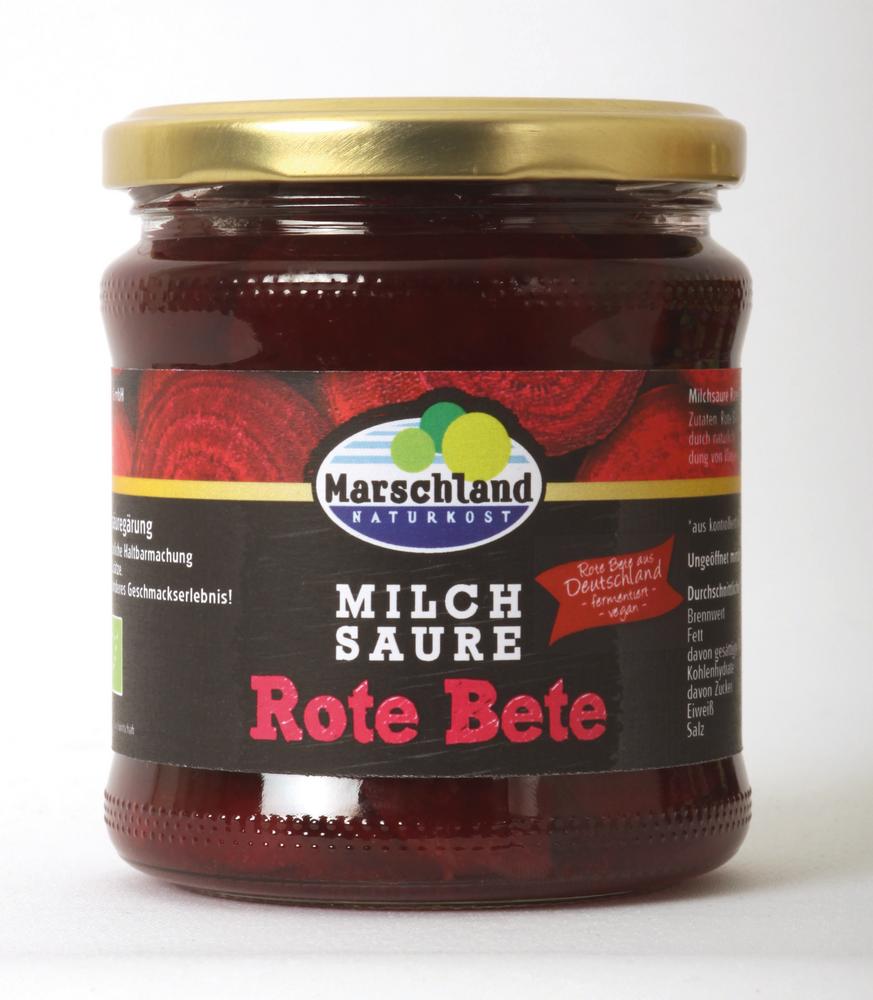 Rote Bete Streifen milchsauer fermentiert 370 ml