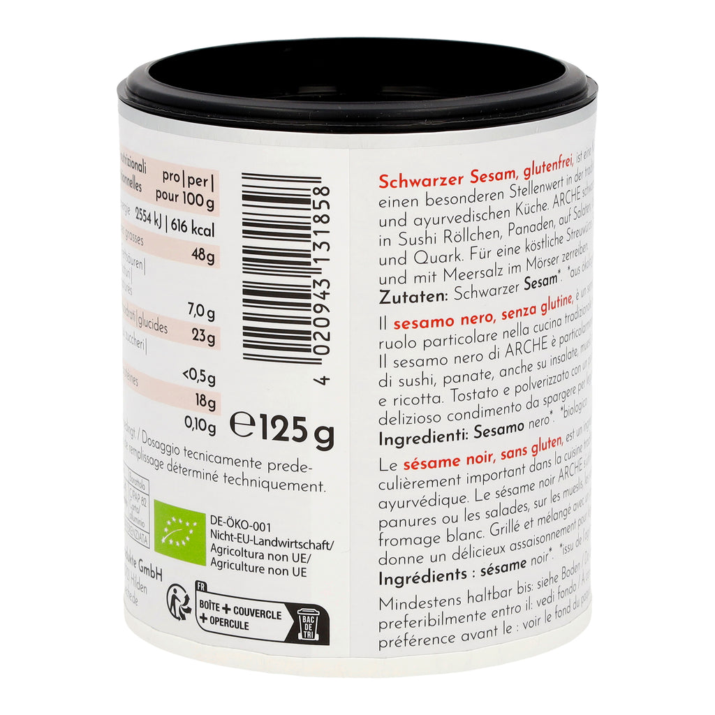 Schwarzer Sesam 125 g