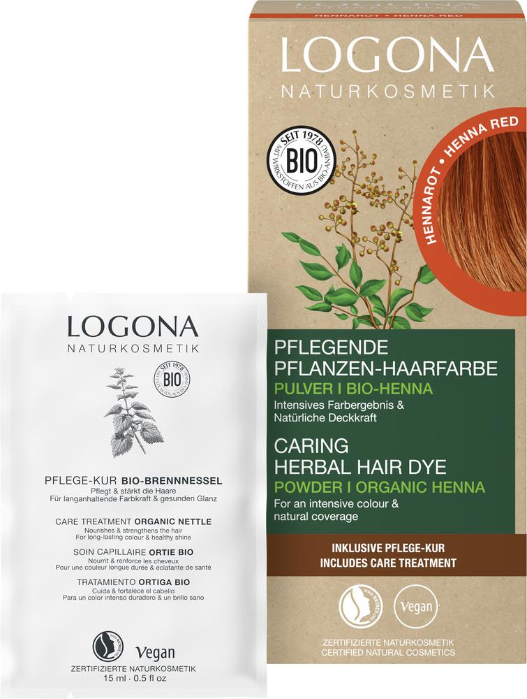 Pflegende Pflanzen-Haarfarbe Pulver 04 Hennarot 100 g