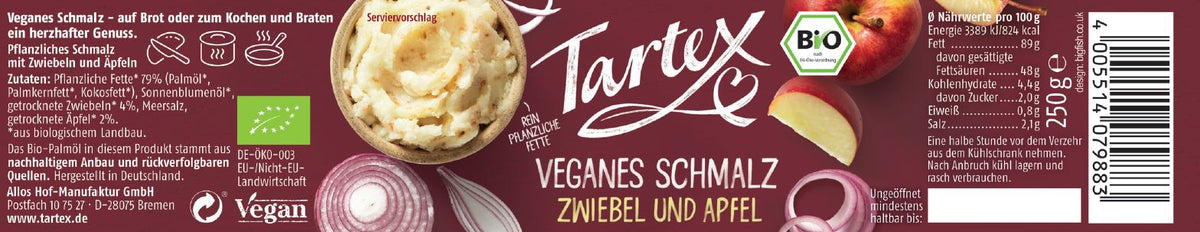 Freiburger Schmalz-Töpfle mit Zwiebeln&Äpfeln 250 g