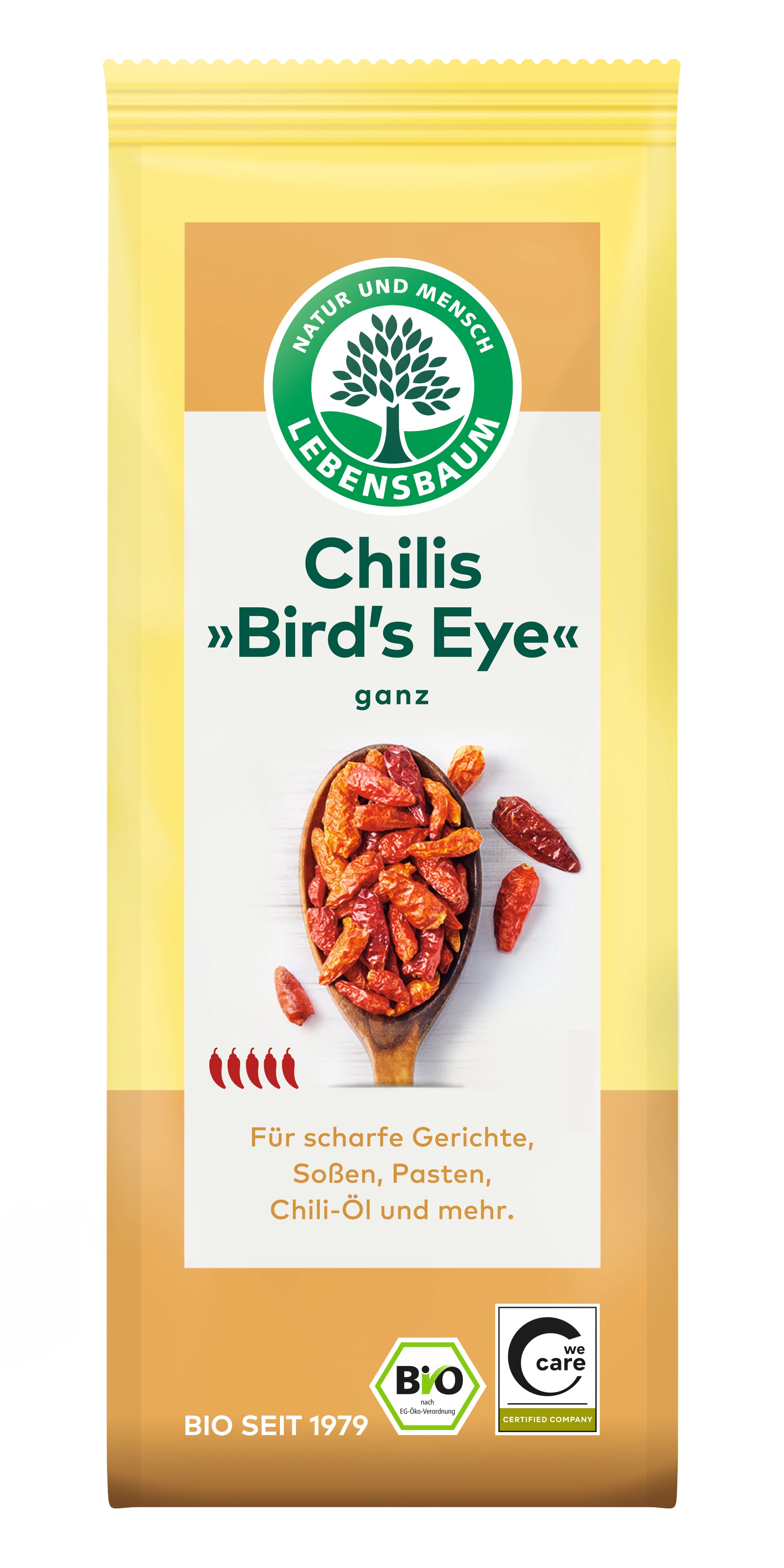 Chillies  ganz Birds eye 20 g