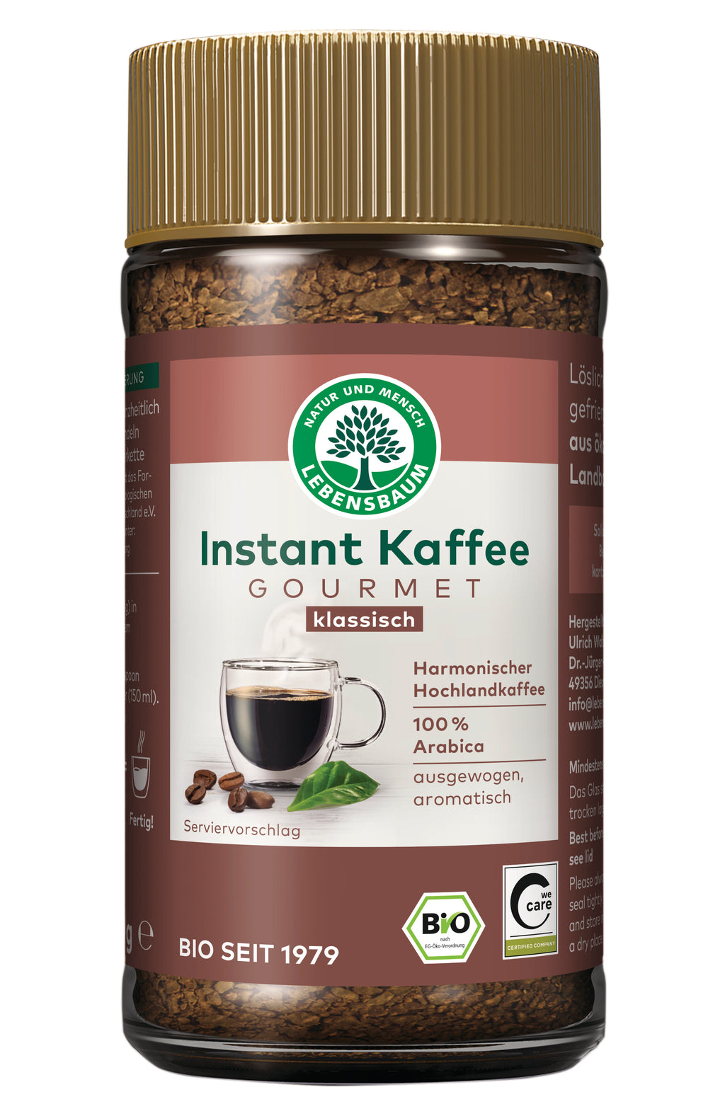 Gourmet Instant Kaffee 100 g