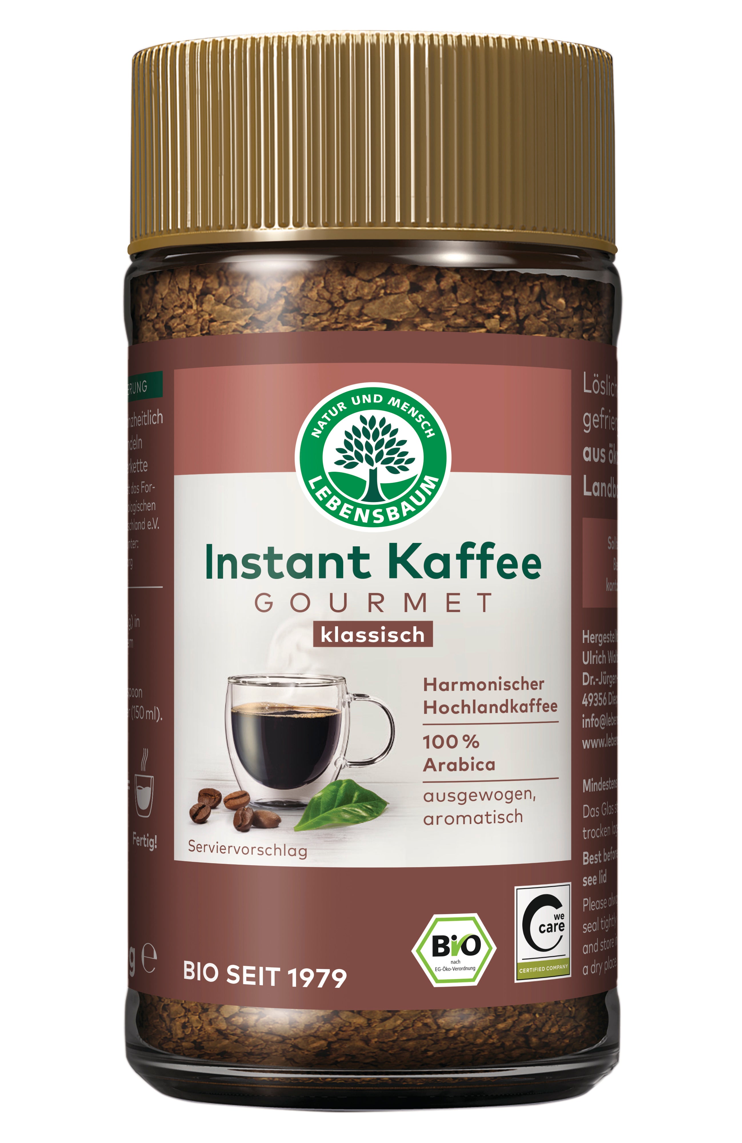 Gourmet Instant Kaffee 100 g