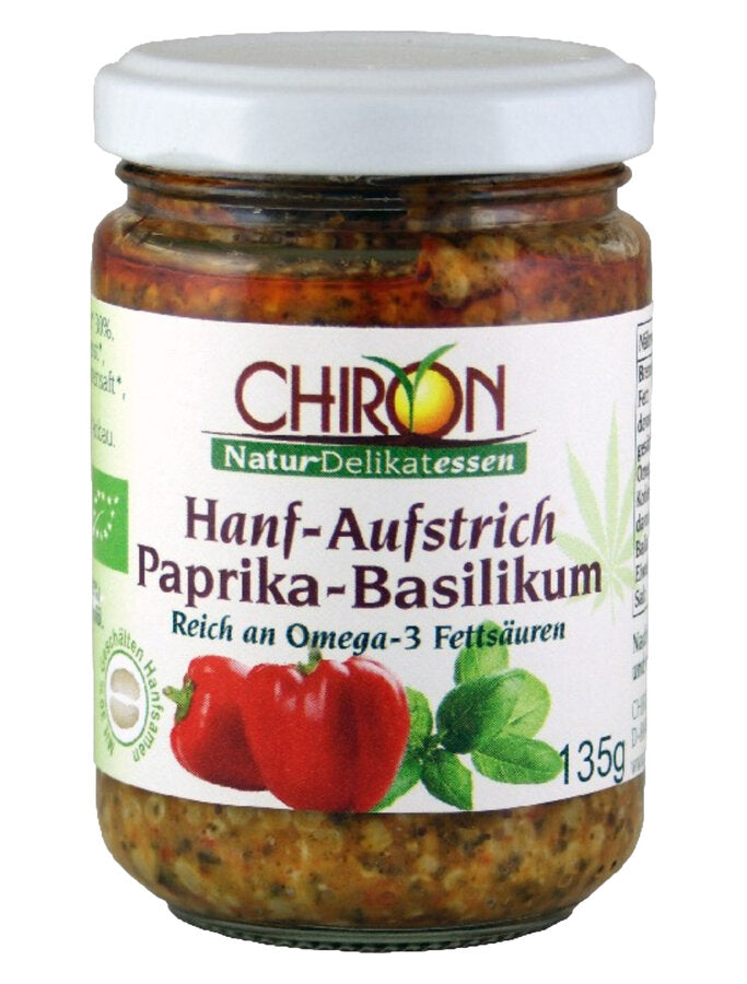 Hanfaufstrich Paprika-Basilikum 135 g