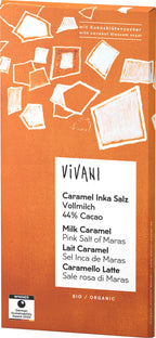 Caramel Inka-Salz Schokolade mit Kokosblütenzucker 80 g