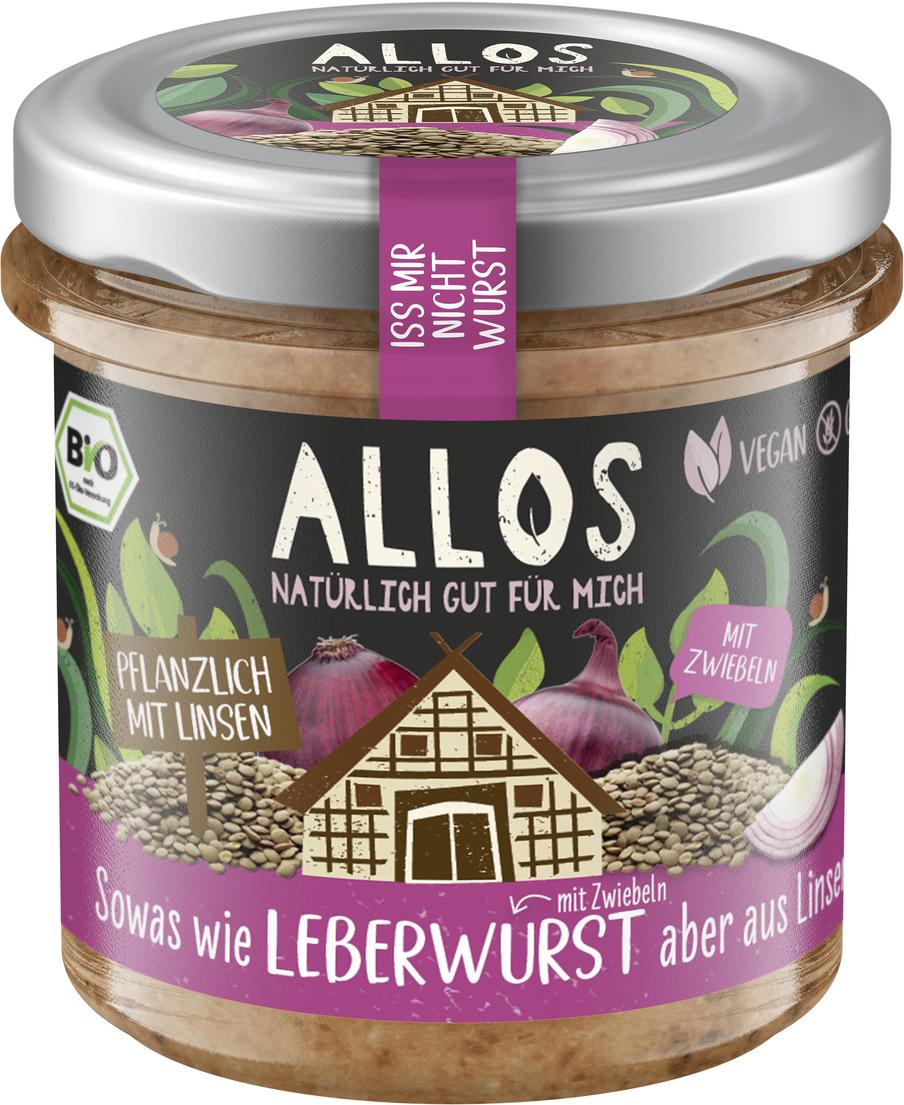Aufstrich Iss mir nicht Wurst Leberwurst mit Zwieb 135 g