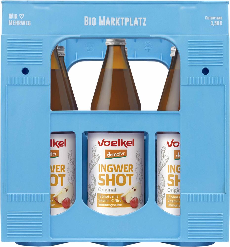 Shot Ingwer demeter mit Apfelsaft & Vit.C aus Acer 750 ml