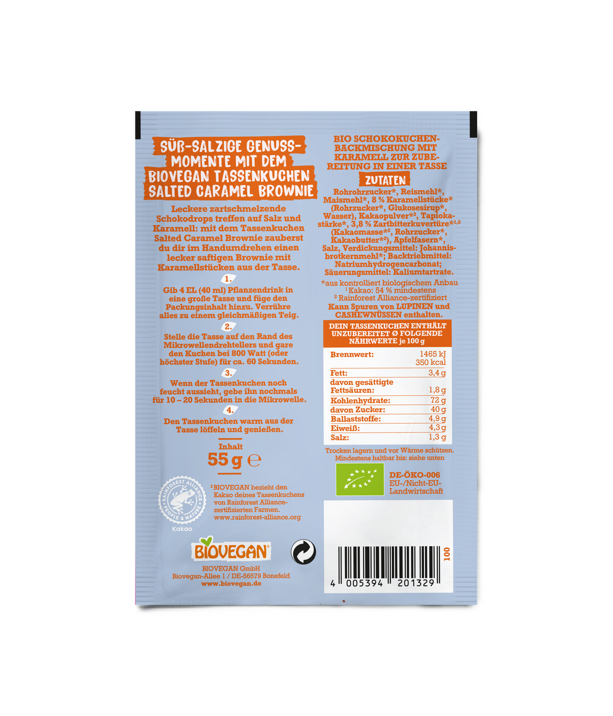 Mein Tassenkuchen Salted Caramel 55 g