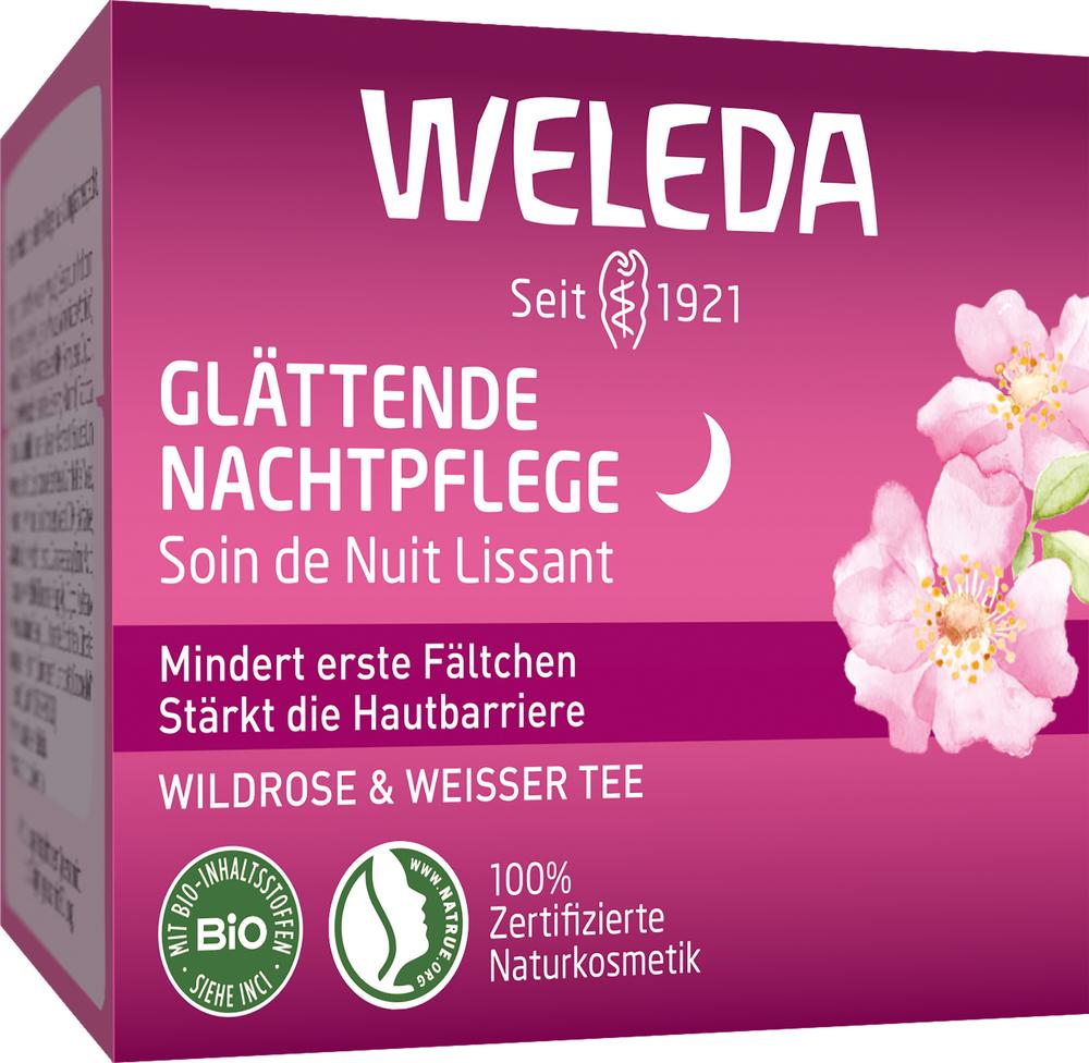 Glättende Nachtpflege Wildrose&Weisser Tee 40 ml