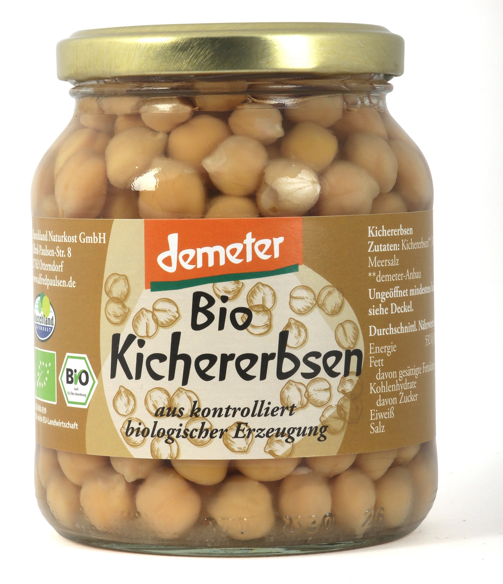 Kichererbsen demeter 370 ml