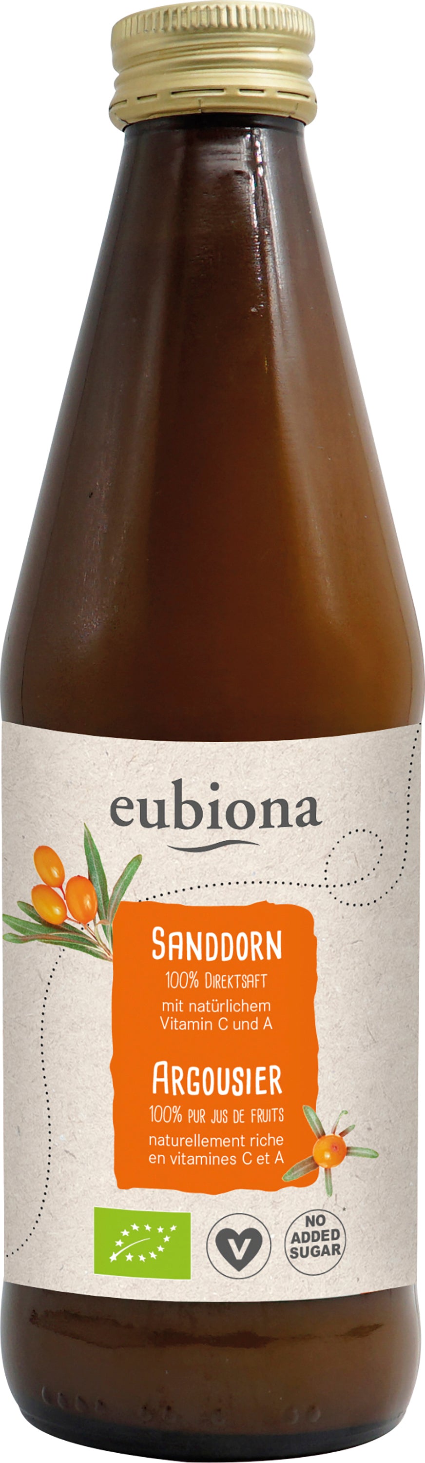 Sanddornsaft ungesüßt 330 ml