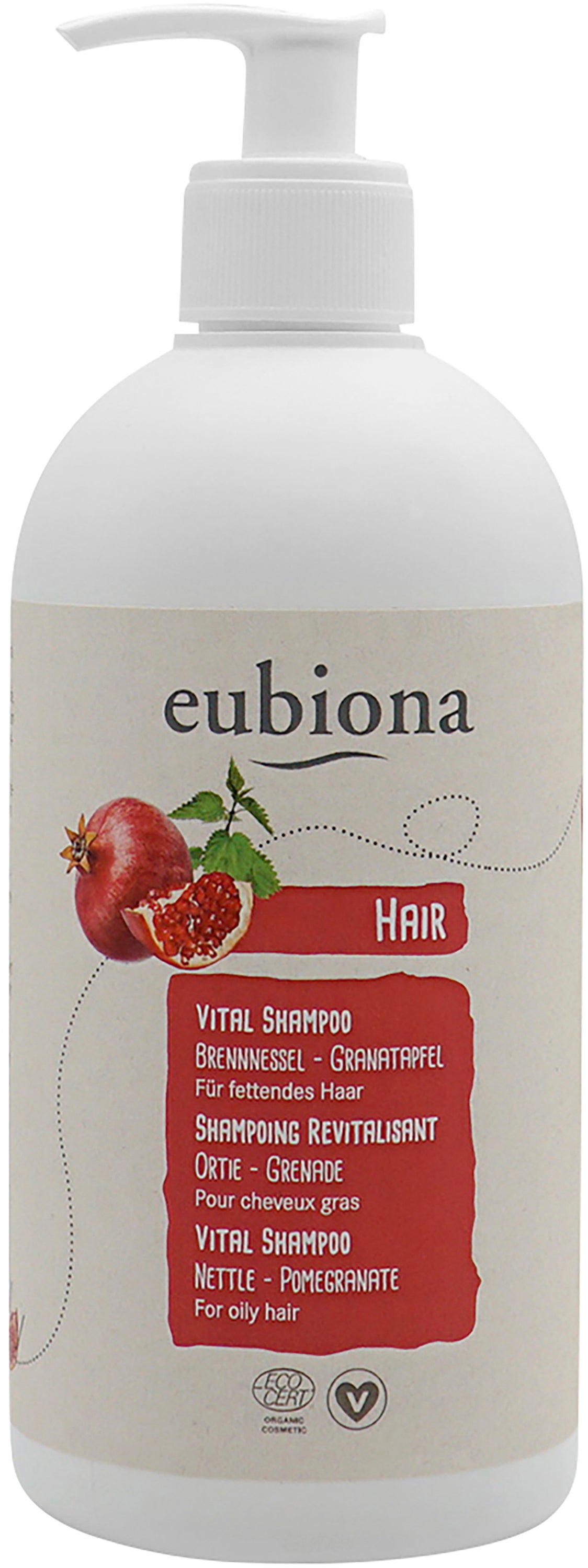 Shampoo Vital  Brennnessel-Granatapfel 500 ml