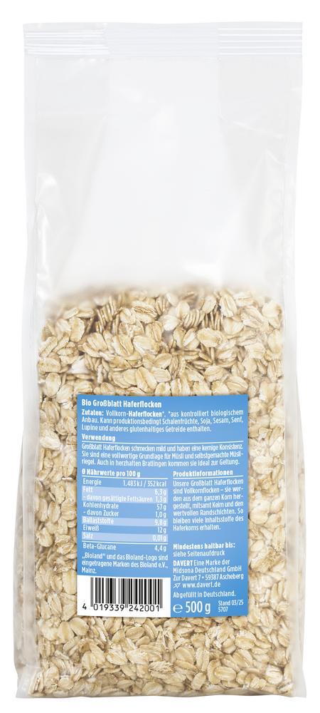 Haferflocken Großblatt 500 g