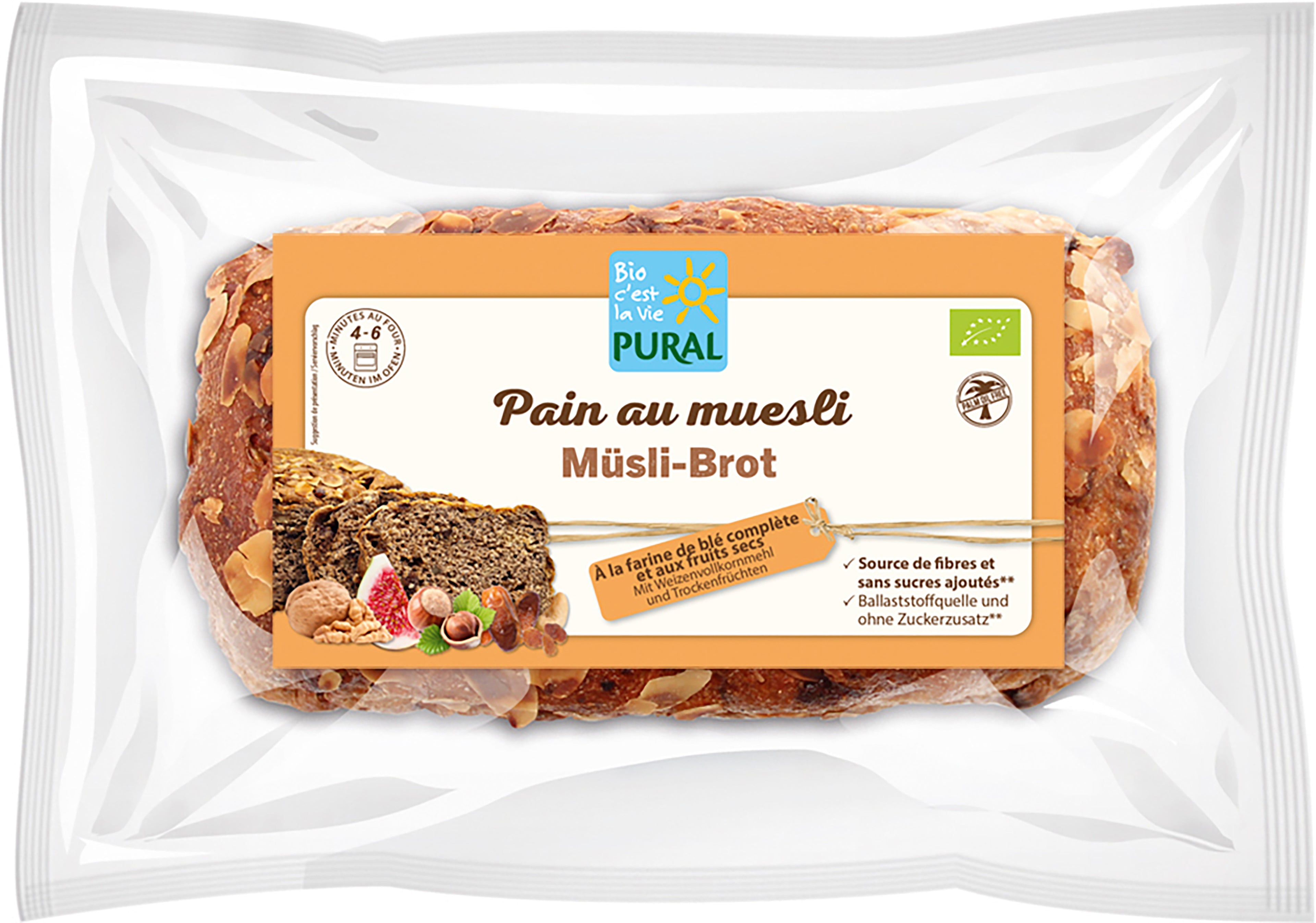 Müsli-Brot zum Aufbacken 620 g