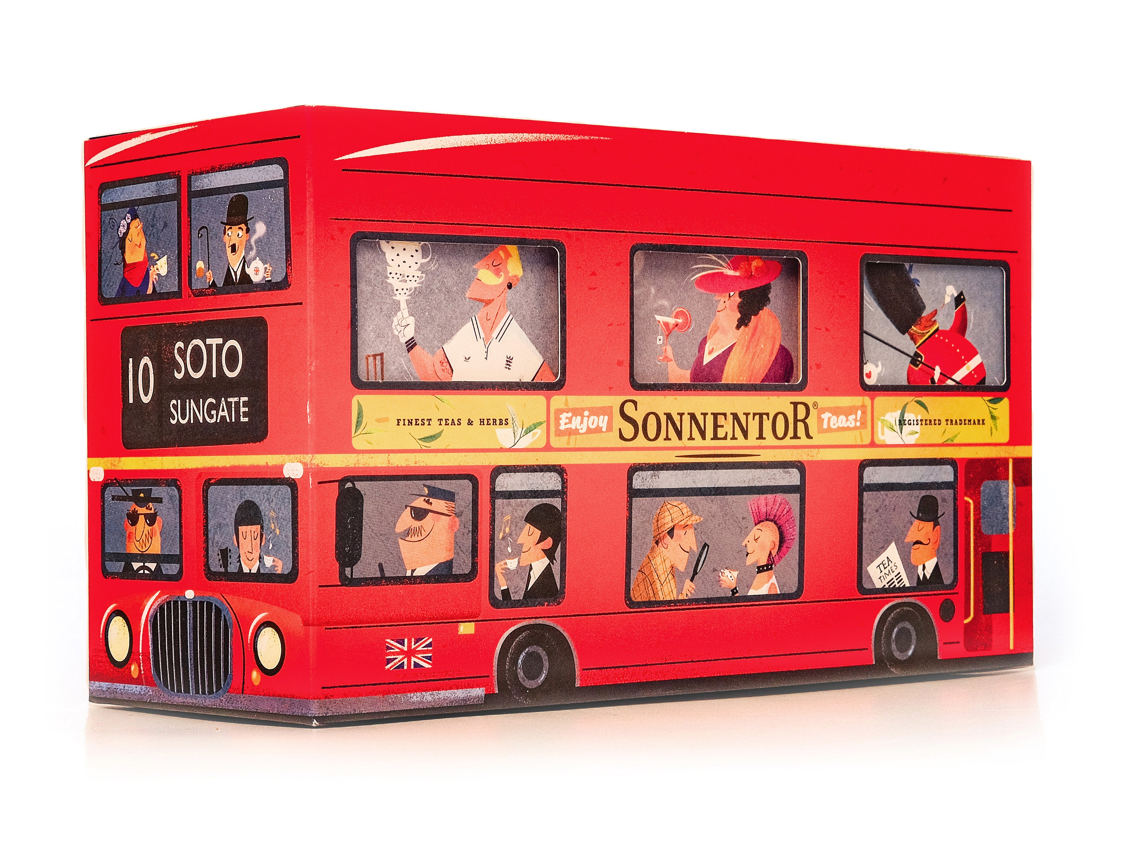 Schwarztee London Bus 84 g