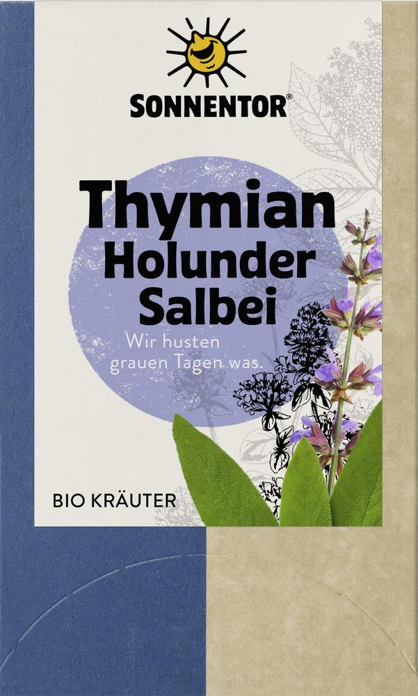 Thymian-Holunder-Salbei Tee Doppelkammerbeutel 23,4 g