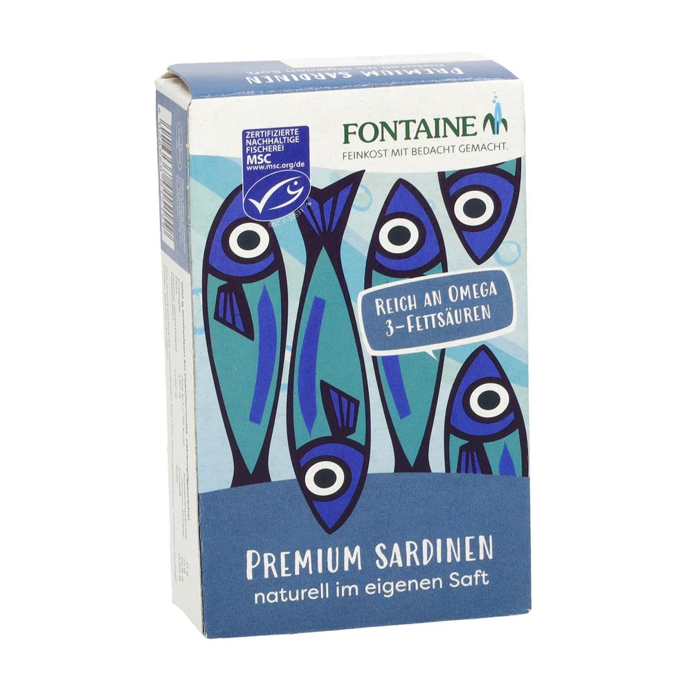 Sardinen MSC naturell 120 g