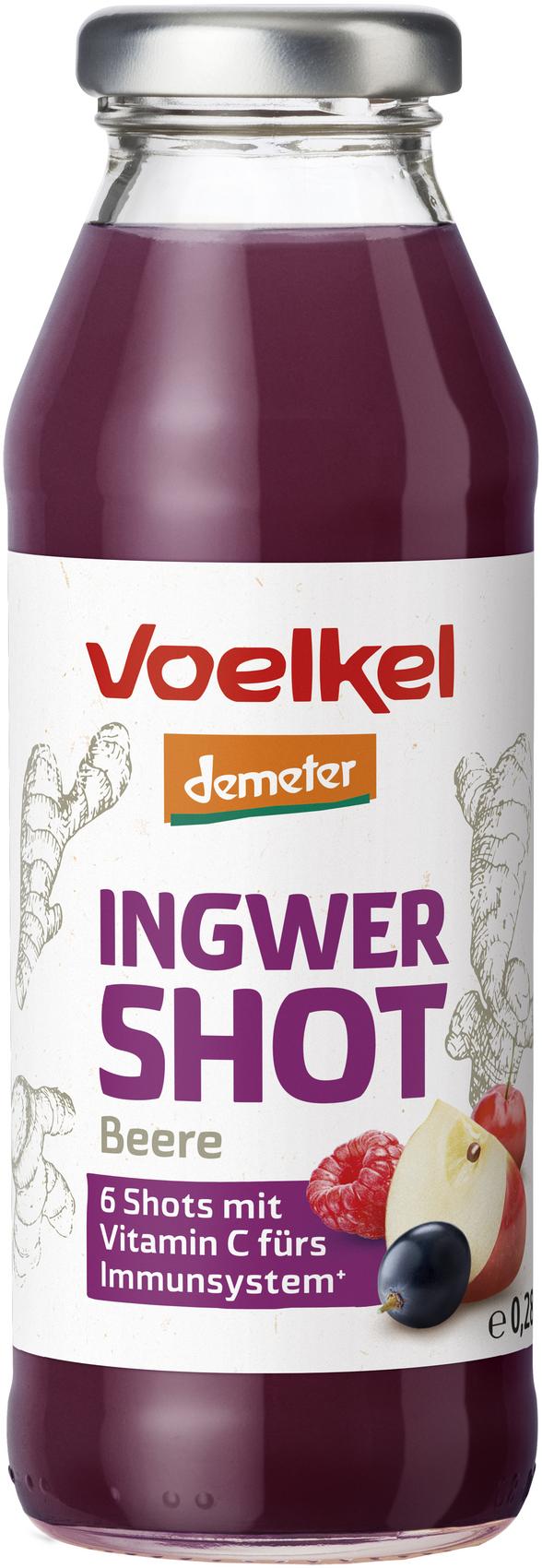 Shot Ingwer&Beeren demeter mit Vit.C aus Acerola 280 ml