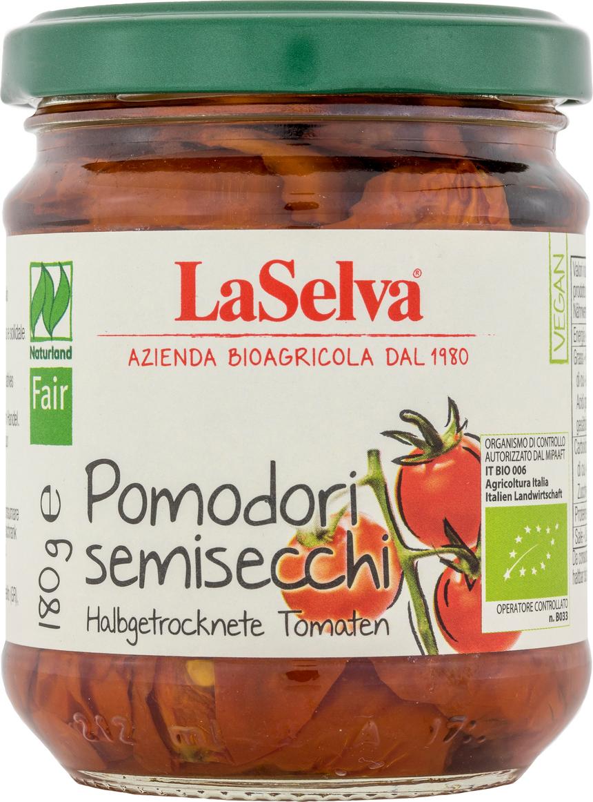 Tomaten halbgetrocknet in 100% Olivenöl 180 g