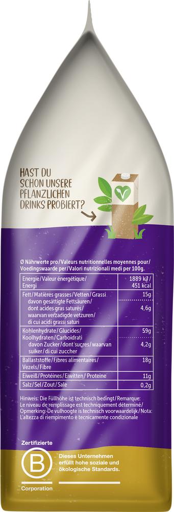 Ungesüßtes Crunchy Frucht Edelnuss 350 g