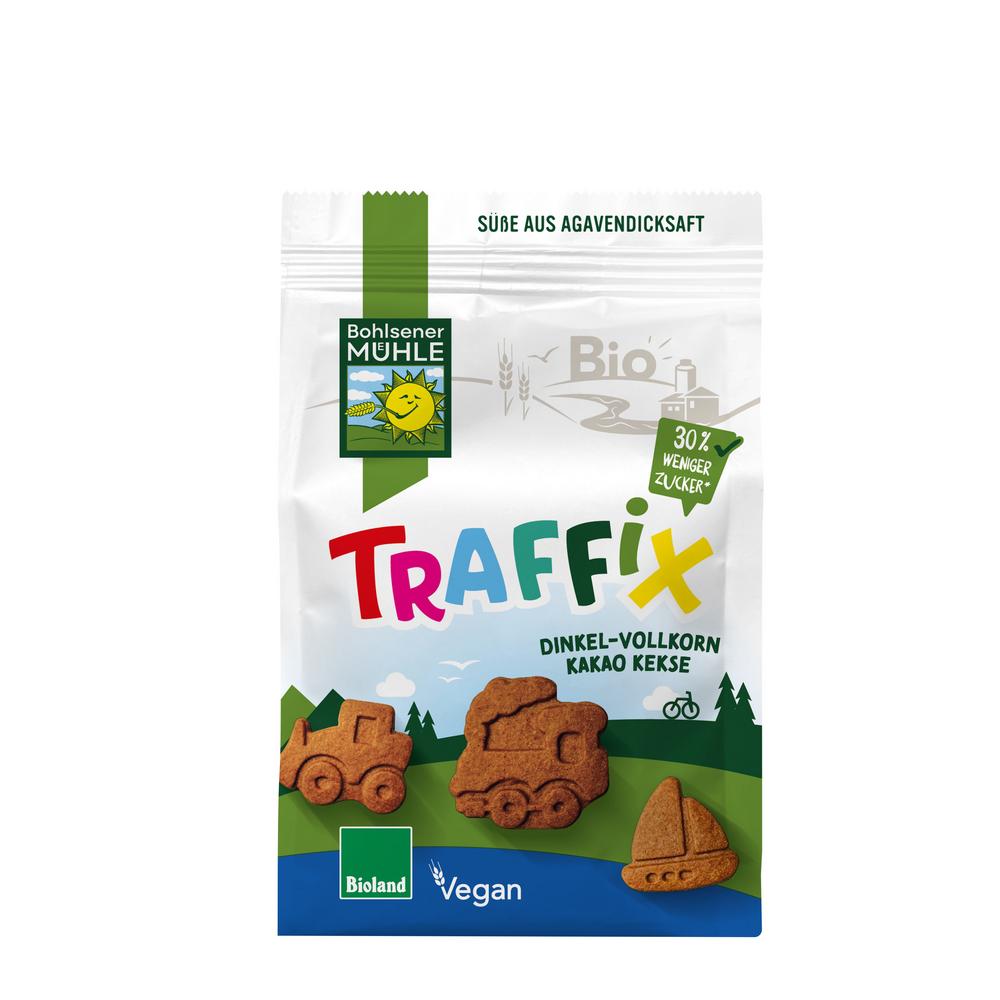 TraffiX Dinkel Vollkornkekse mit Kakao 125 g