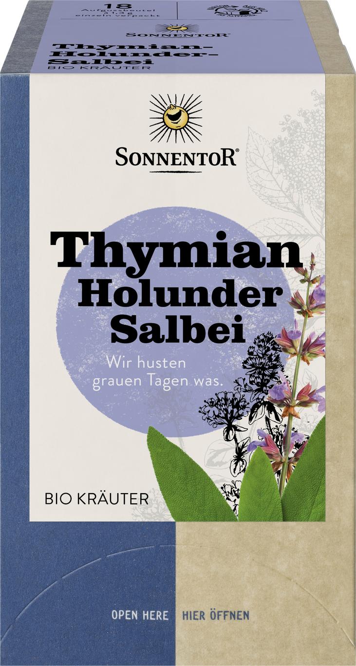 Thymian-Holunder-Salbei Tee Doppelkammerbeutel 23,4 g