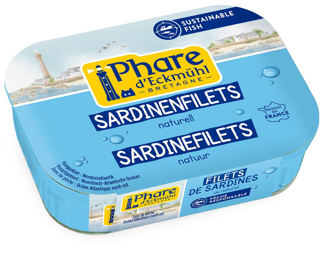 Sardinenfilets Naturell 100 g